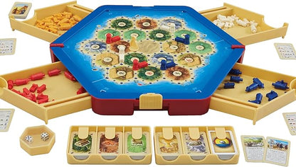 CATAN Traveler COMPACT EDITION Board Game - Settle Trade and Build on the Go! Strategy Game Family Game for Kids and Adults Ages 10+ 2-4 Players 60 Minute Playtime Made by CATAN Studio