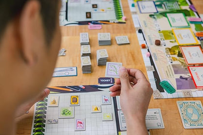 Stonemaier Games: Stamp Swap by Paul Salomon | A Competitive Stamp Collecting Strategy Board Game for Adults &amp Family | Curate the Most Well-Focused &amp Beautiful Stamp Collection | 1-5 Players