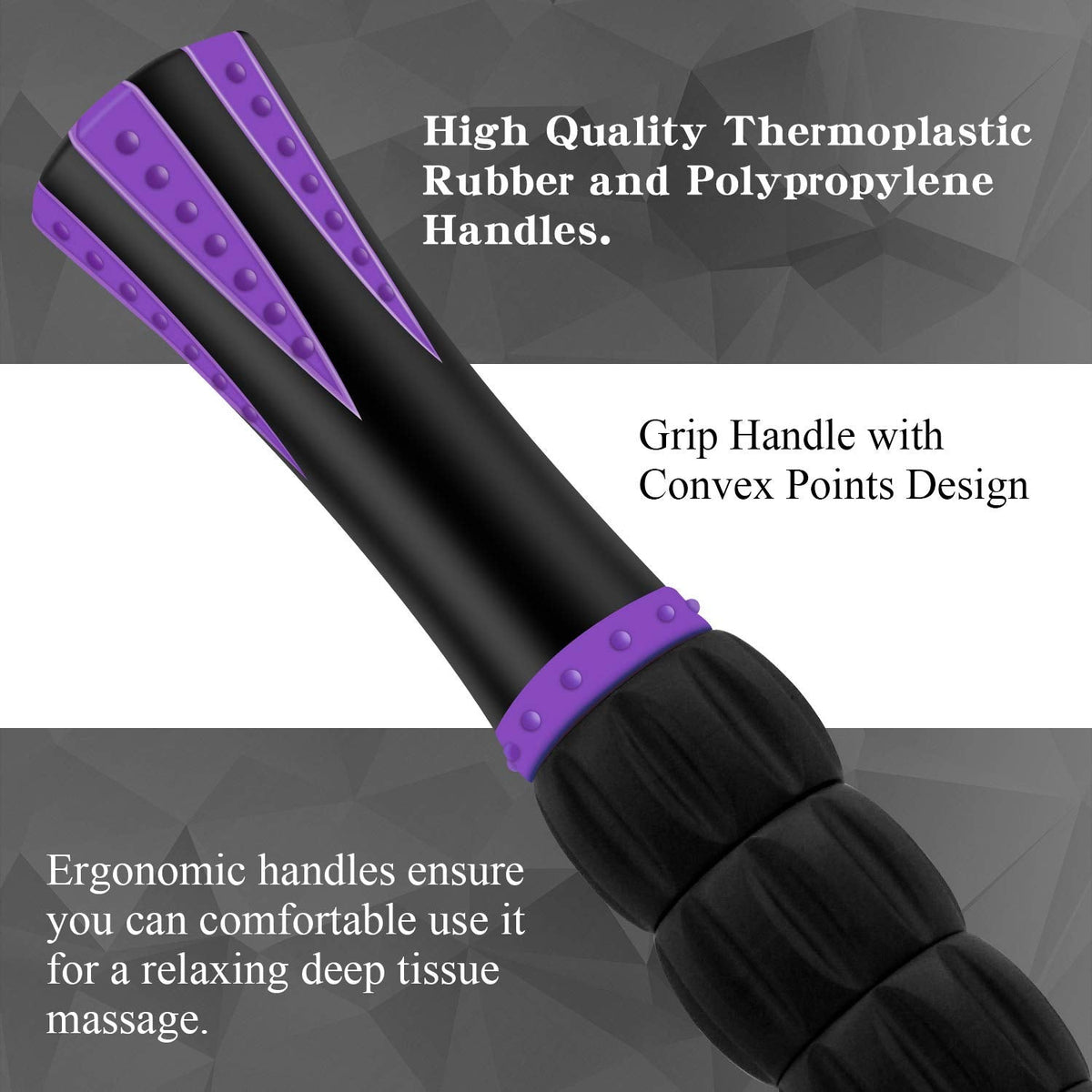 MZDXJ Muscle Roller Massage Roller Stick for Athletes, Help Reducing Muscle Soreness Cramping Tightness Leg Arms Back Calves Muscle Massager