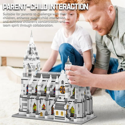 Miniature Building Blocks Cologne Cathedral Model Set (3598 Pieces) - Building Toys Suitable for Children and Adults as Gifts