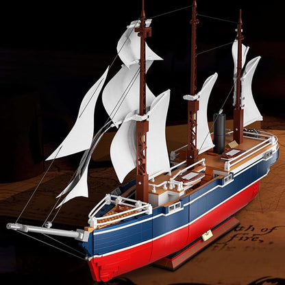 1686PCS Exploration Ship Mini Building Blocks Toys(Large Size and Not Compatible with Lego Size0.142in)Innovative Architecture Collectible Endurance Model Ship Building Set Great Gift for 6+