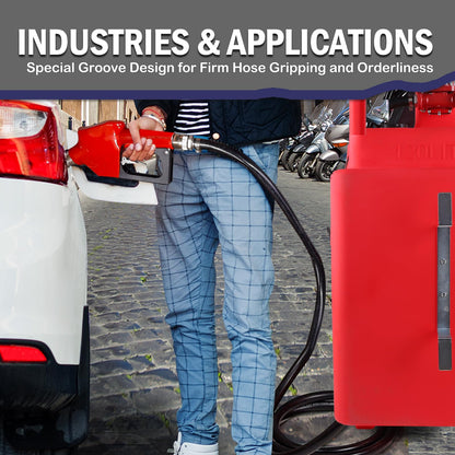 32 Gallon Fuel Caddy, Fuel Transfer Tank, Portable Gasoline Caddy Diesel Caddy with 12GPM Electric Pump for Cars, Motorcycles, Boats, Lawn Mowers, Snowblowers, Auto Fueling Nozzle