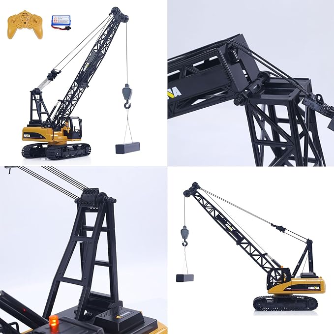 TOUCAN RC HOBBY HUINA 572 15CH RC 1/14 Construction Crane Truck Tower Excavator Model Car Toy