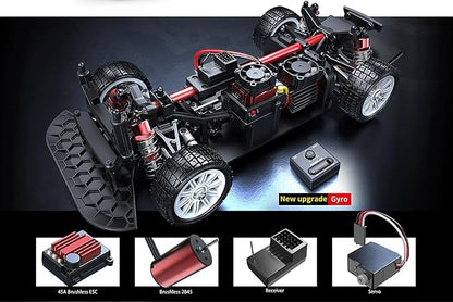 Mjx Hyper go 4x4 Brushless Rc Cars 14303 Hyper 4wd Rc Car All-Road RC Drift Car Brushless Scale 2.4G 4wd High Speed ElectricTerreneitor 4x4 Carros1/14 Citroen C3 Fast RC Cars for Adults…