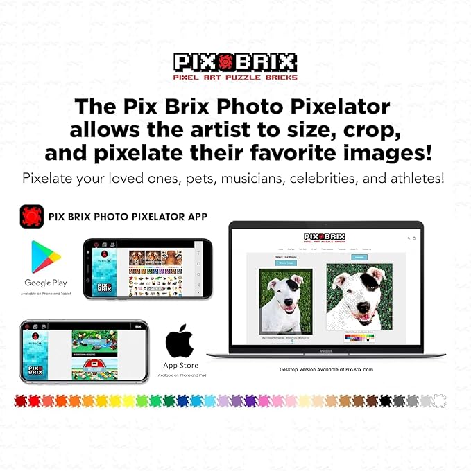 Pix Brix Pixel Art Puzzle Bricks - Star Stable’s Starshine 3405 Pieces - Interlocking Building Bricks Pixelate Your Favorite Horse in 2D or 3D Version - Stem Toys Ages 6 Plus