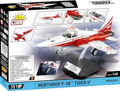 COBI Armed Forces Northrop F-5E Tiger II Aircraft Building Set 351 Pieces
