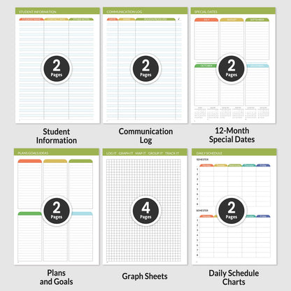 SUNEE Teacher Planner 2026-2027 Academic Year, Lite Lesson Planner Book with 7 Periods Jul 2026 - Jun 2027, 8.5"x11" Daily Weekly and Monthly Organizers, Plan Book with Pocket Folder, Color Tabs,Black