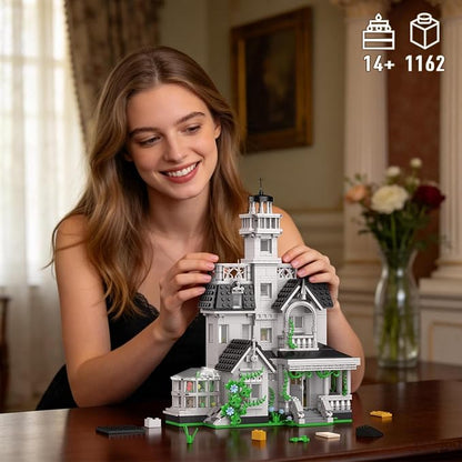 Magic House Building Set Owens House Building Blocks with LED Light Architecture Decor Model Kit Gifts for Adults Teens Age 14+(1162 PCS)