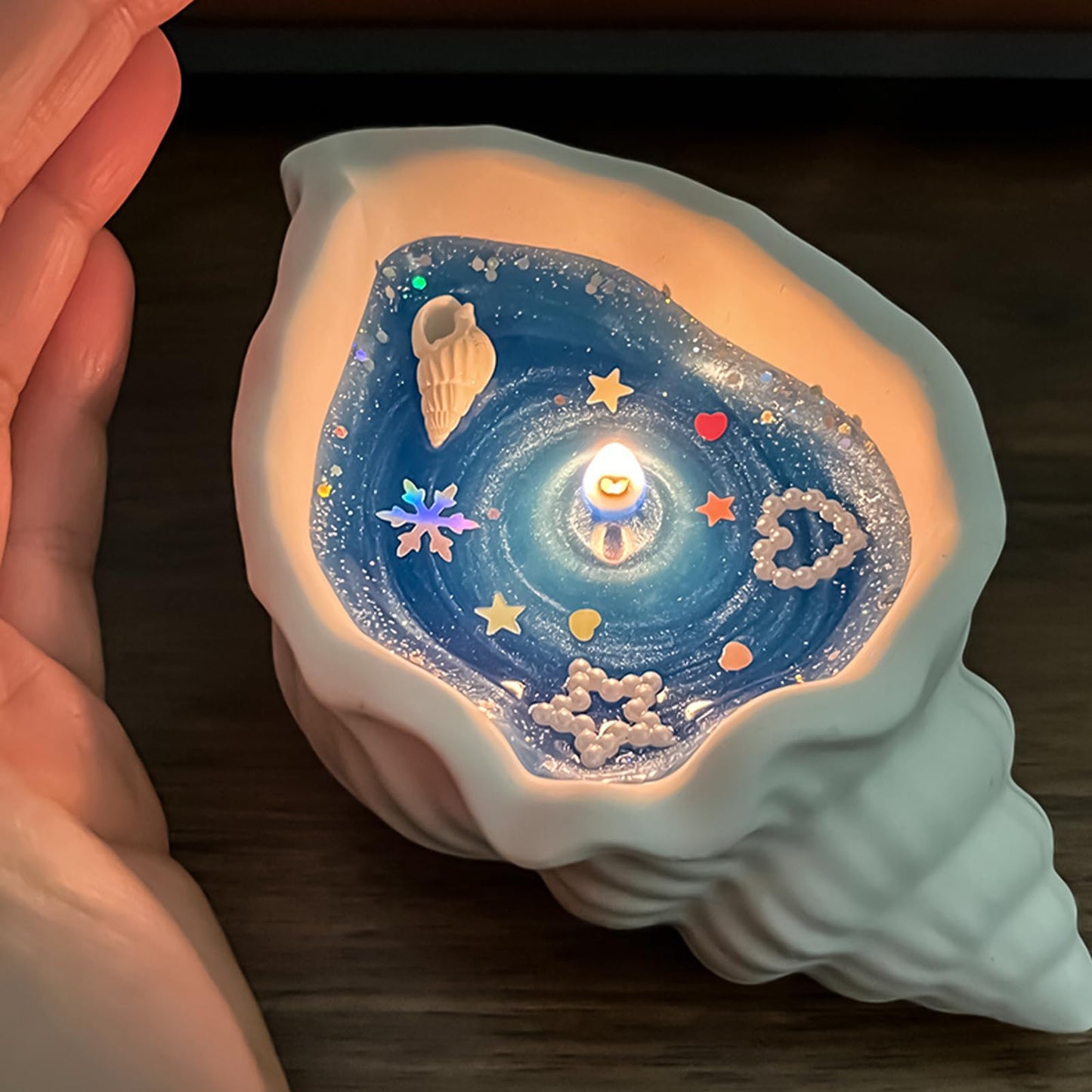 4 Pack Scented Candles for Home Small Candles Candles Gifts Sets for Women Men Birthday Thanksgiving Christmas Valentine's Mother's Day (Light Blue &Orange) (Blue&Purple)