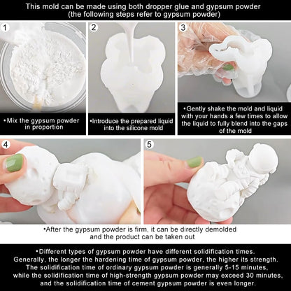 Space Planet Resin Molds Silicone，【2-Piece Set】 Epoxy Resin Space Astronaut Silicone molds,3D Resin Spaceballs Molds, Small Rocket Silicone Model, Space Rabbit DIY Gift Sets for Teens (【Kit 1】)