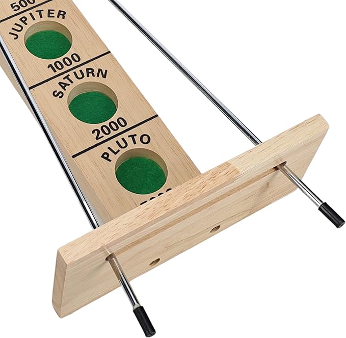 WE Games Shoot the Moon - Classic Solid Wood Rolling Ball Game for Family Fun &amp Skill Building Enhances Social Skills Patience &amp Perseverance