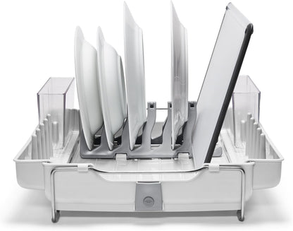 OXO Good Grips Foldaway Dish Rack - Space-Saving Design for Efficient Drying | Compact & Durable