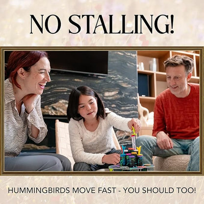 Hummingbirds Board Game A Real-Time Push Your Luck Dexterity Party Game Test Your Timing &amp Collect Nectar Token Points A Fun Family Game with Beautiful Artwork Ages 8+ 2-4 Players 15+ Play