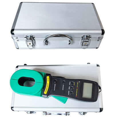 VIVANTECH VA100 Professional Digital Clamp Ground Resistance Tester – No Disconnect Earth Testing for Power Systems, Telecom, Gas Stations & Industrial Use 0.01-1000Ω