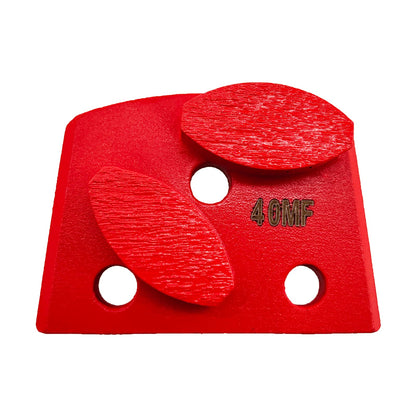9 Pcs Pro Lavina Diamond Grinding Shoes M Bond for Medium Floor (Grit Optional), for Lavina Floor Grinding Machine (40 Grit - 2 Oval Segment M Bond for Medium Floor)