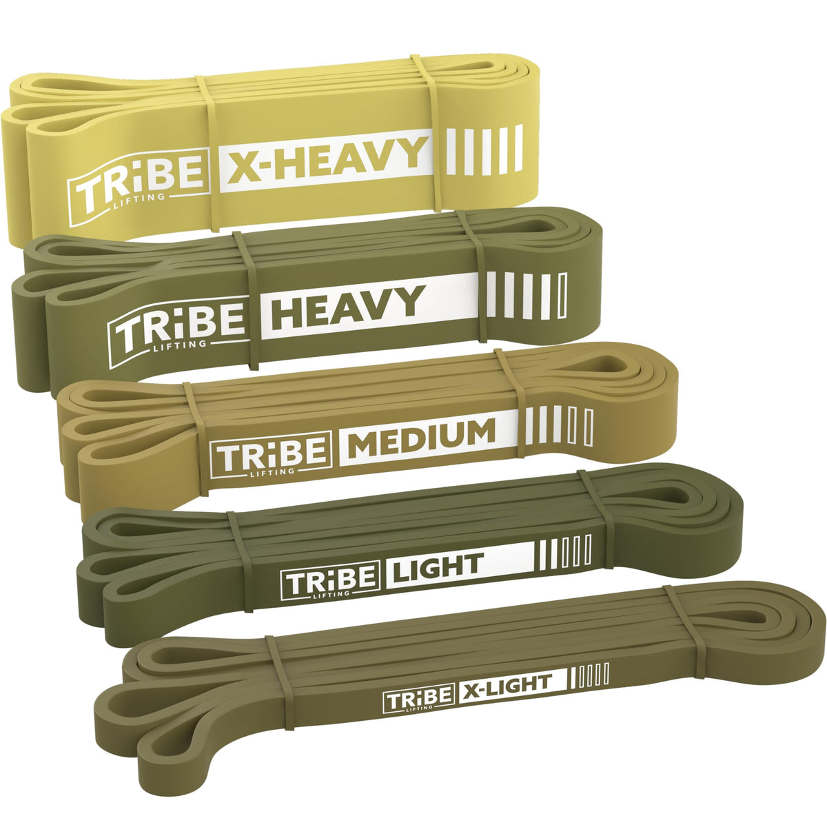 Long Resistance Bands for Working Out Men and Women - Set of 5 Pull-Up Bands, Pull Up Assistance Bands - Workout Bands Resistance for Men - Stretch Bands for Exercise Bands Resistance Bands Set