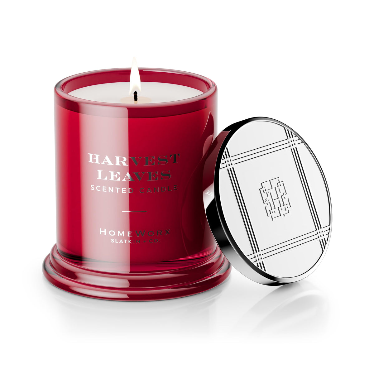 HomeWorx by SLATKIN + CO. Candle- Harvest Leaves, 8 oz. Premium Scented Candle - 25-35 Hours Burn Time