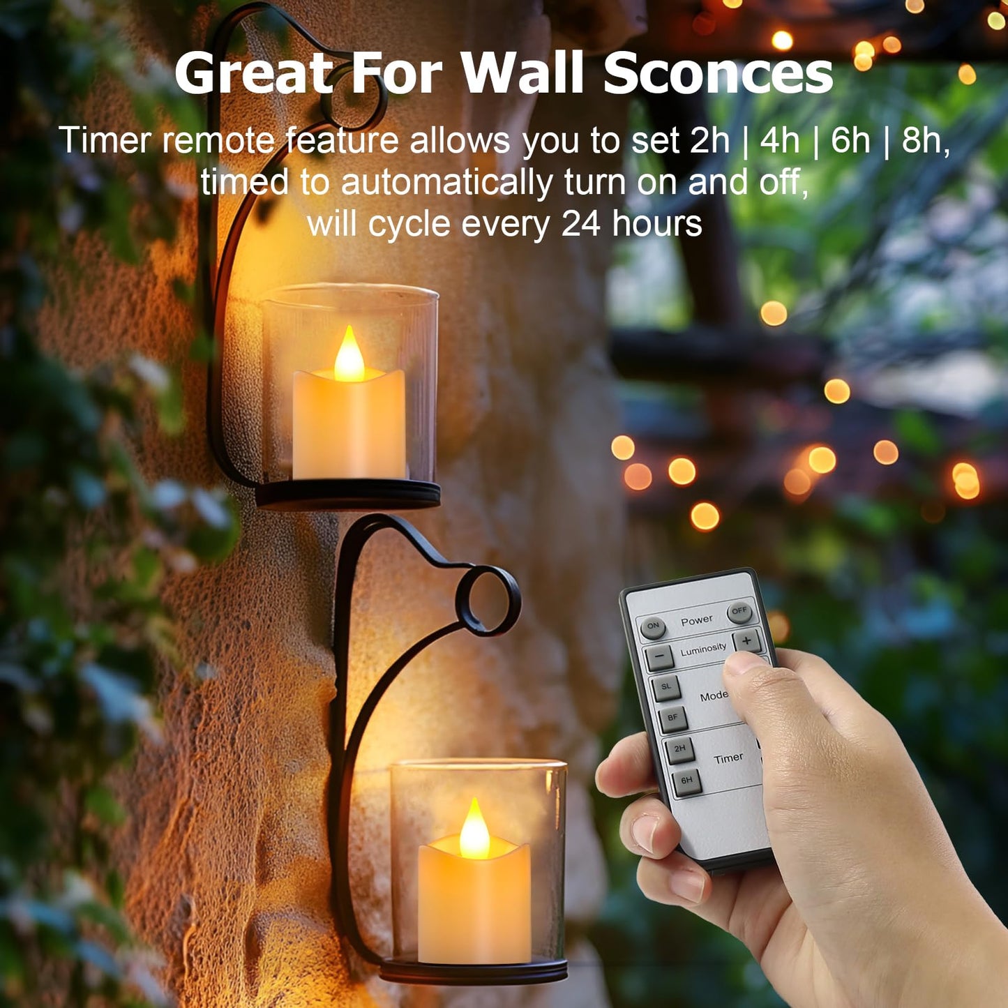 PChero Rechargeable Flameless Tea Lights Candles with Remote Timer, 12 PCS Flickering Electric Fake LED Votive Candles with 2 USB Charging Cables for Wedding Christmas Fall Home Decor