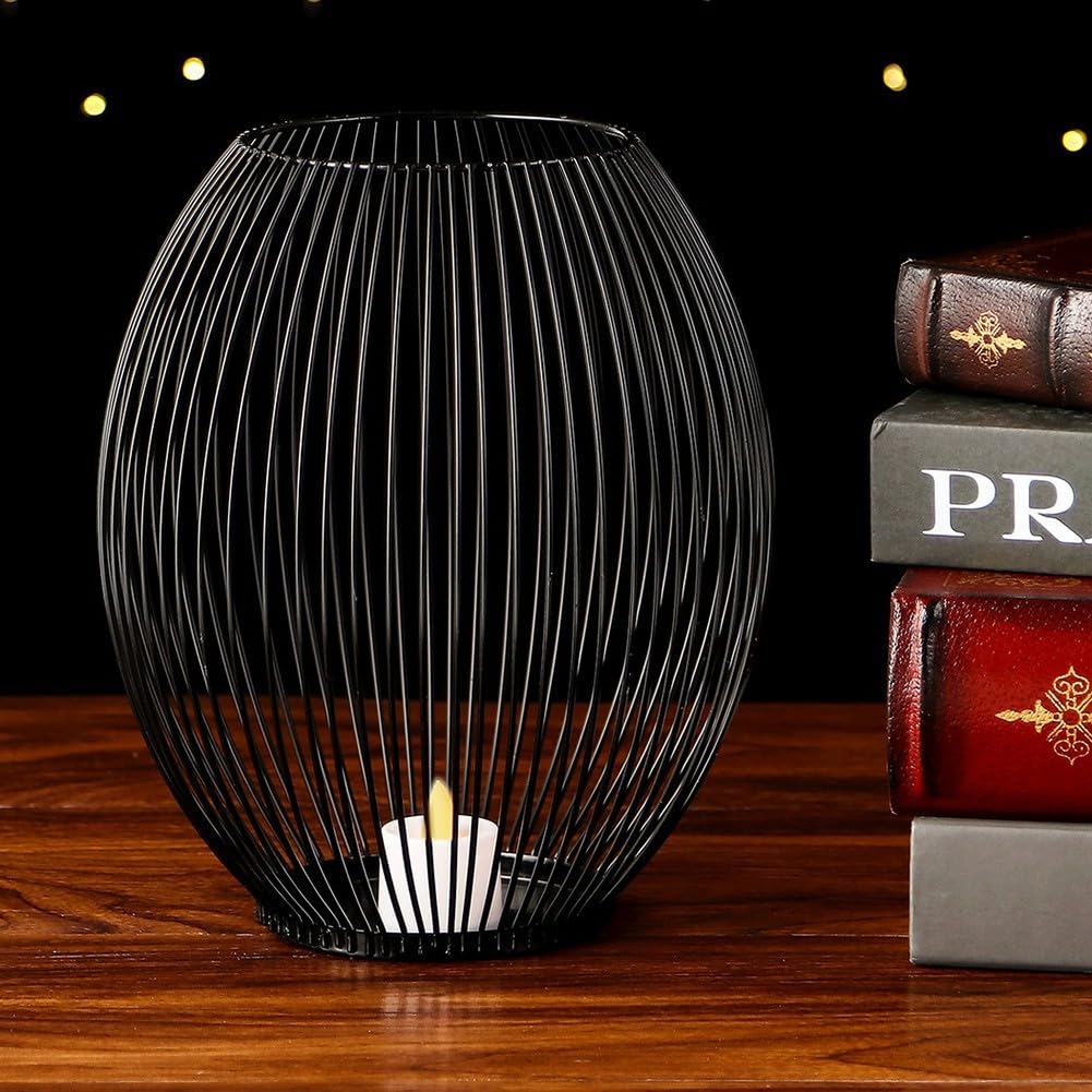 Fashion Metal Lantern Stand Enhance Your Home With This Decorative Candle Holder (L)