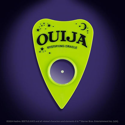 Ouija: Beetlejuice Inspired by Tim Burton’s Cult Classic Movie Collectible Classic Ouija Board Game with Green Planchette Officially Licensed Collectible and Merchandise 2-4 Players Ages 8+