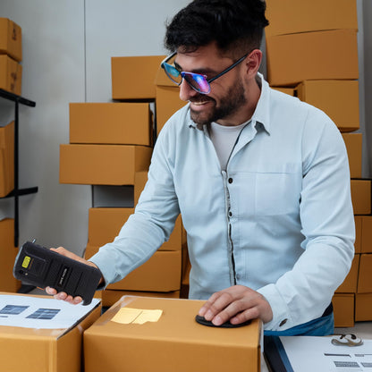 Point Mobile PM75 Rugged Android Barcode Scanner - 5.5" HD+ Display, Qualcomm 2.0 GHz Octa-Core, 4GB/64GB, 1D/2D Honeywell Scanner, IP65, 5800mAh Battery, NFC, Wi-Fi, Bluetooth, Android 11 PDA