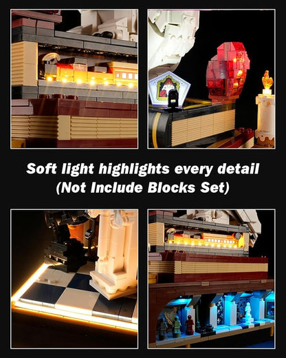 Light Kit for Lego Sorcerer’s Stone 76466 Set Compatible with Lego 76466 Building Blocks Model(Not Include Blocks Set)