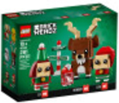 LEGO Brickheadz Reindeer Elf and Elfie 40353 Building Toy (281 Pieces)