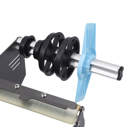 U.S. Solid Automatic Label Dispenser for Rolls and Fanfold Labels - Translucent and Opaque - Adjustable Speed - Core Sizes 1", 1.5", 3" - Width 0.2-7 in - Length 0.2 in-∞