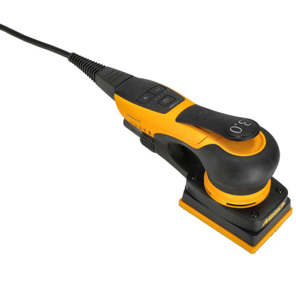 Mirka DEOS II 343X 3" x 4" Electric Orbital Sander, Brushless Motor, Adjustable Speed, Bluetooth-Ready, Dust-Free Sanding – Ideal for Tight Spaces & Detail Work