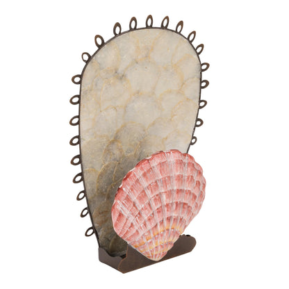 Creative Co-Op Metal Wall Sconce Taper Candle Holder with Resin Shell, Multicolor Finish