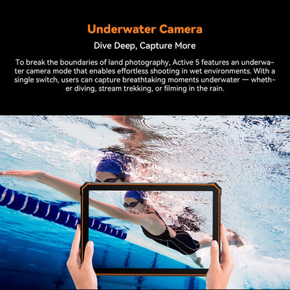 Blackview 9 inch Rugged Tablet, Android 15 Waterproof Tablet wirh Gemini AI, 18GB+128GB TF 2TB, 180Hz, IP68/IP69K, MIL-STD-810H Shockproof, 16MP+13MP, 18W/OTG/5G WiFi/GPS/NFC/TÜV/Face ID/Glove Mode