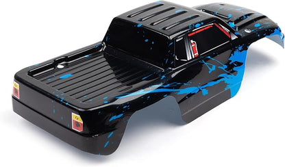 SummitLink Custom Body Compatible for 1/10 Scale RC Car or Truck (Truck not Included) (Muddy Blue Over Black)