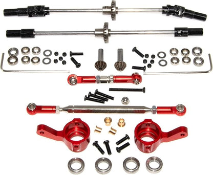 Axle Link Steering Cups Compatible with MN 1/12 MN78 Upgrade MN82 LC79 MN99s V2 Rc Car Metal Part Replace(Mixed Color)