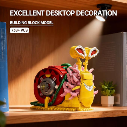 Animal Snail Building Block Sets Anime Phone Bug Models for Fans Creative Gift for Adults Teens 738 PCS