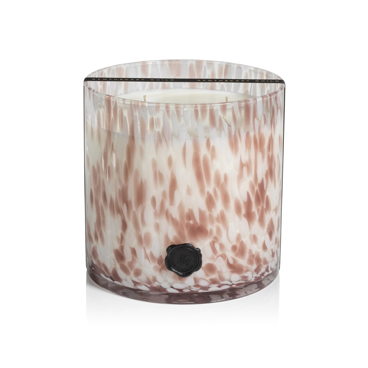 Zodax Apothecary Guild Opal Glass Jar Scented Candle for Home Decor - 3-Wick Large Candle Ideal for The Home - Makes a Great Gift for Women and Men - Rio de Janeiro - 128 Oz.