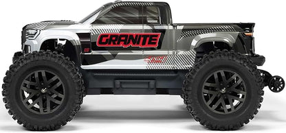 ARRMA RC Truck 1/10 Granite 4x4 V3 BLX Brushless Monster Truck RTR (Battery and Charger Not Included) with Spektrum DSC Gun Metal ARA4302V4T3