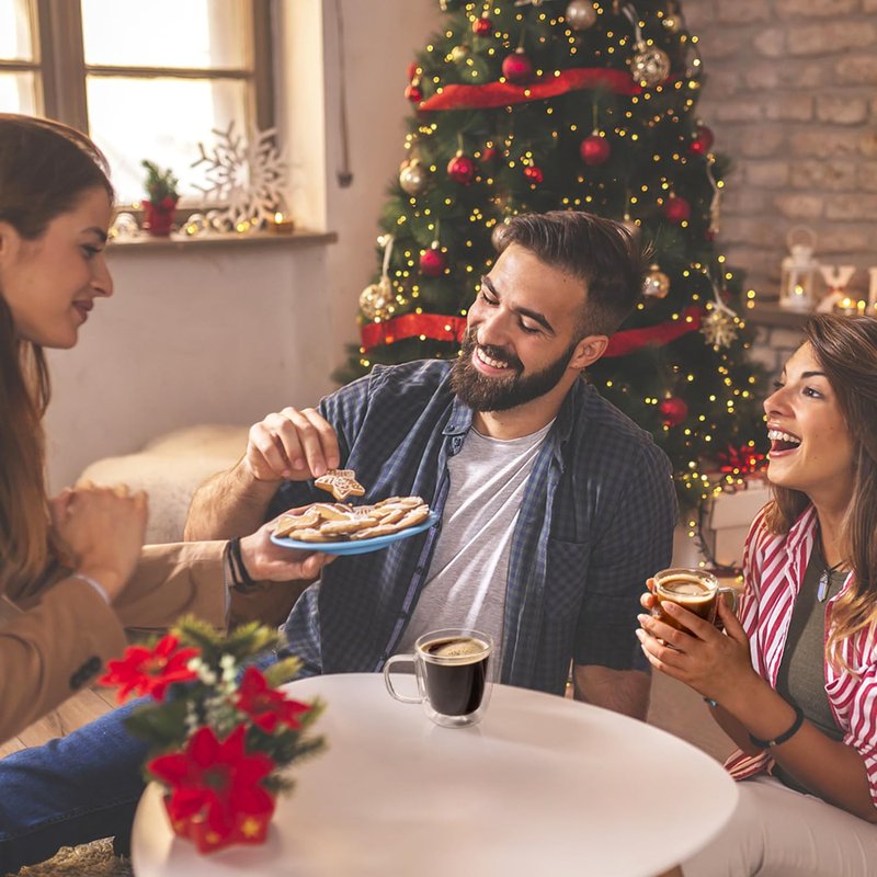 Potdoctor Double Walled Espresso Cups Set of 4, Hand Blown 5.5OZ Espresso Shots Glass, Coffee Mugs with Handle Perfect for Latte, Cappuccino, Tea