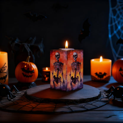 Candle Holders Bulk for Holiday Decor Indoor Outdoor Decorations for Halloween Party Table Kitchen Fireplace Bookshelf Desk Table Seasonal Display