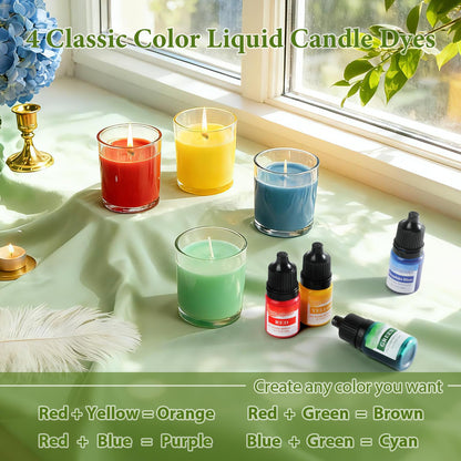SAEUYVB Candle Making Kit,Candle Making Kit for Adults & Beginners - DIY Starter Soy Candle Making Supplies with Digital Wax Warmer,Soy Wax Etc-Perfect Home Craft & Gift Idea