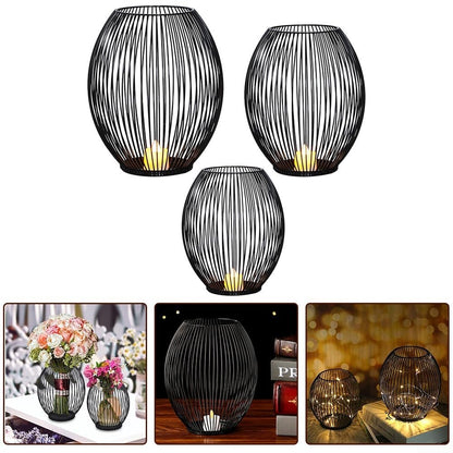 Fashion Metal Lantern Stand Enhance Your Home With This Decorative Candle Holder (L)