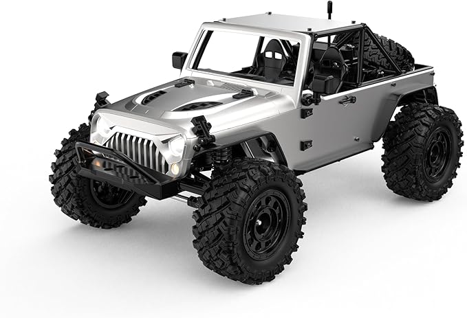 Helidirect MJX H12Y+ 1/12 Scale RC Car High-Torque 3650 Brushless BLDC Motor Aluminum Shell 12km/h 4WD RC Rock Crawler Off-Road All Terrain Model for Adults (Yellow (H12Y+))
