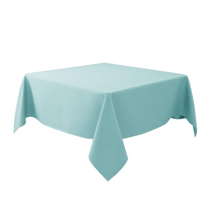 Biscaynebay Square Tablecloth 90x90 Inch-Sage Card Fabric Table Cover-Small Folding Table Cloths Linen Water Resistant Washable for Kitchen Dining Picnic Patio Outdoor Party Restaurant Tables