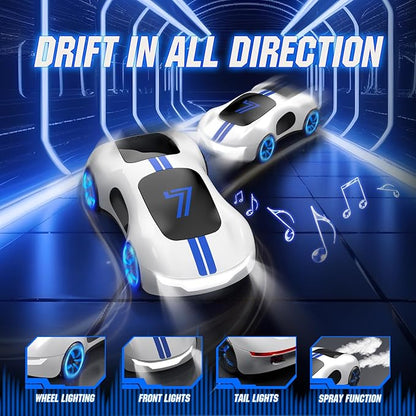 Gesture Sensing Remote Control Car Drift RC Stunt Car with Light Spray &amp Sound 2.4GHz Hobby RC Cars Toy for Kids 360° Rotate Birthday Gifts for Boys Girls 4-12