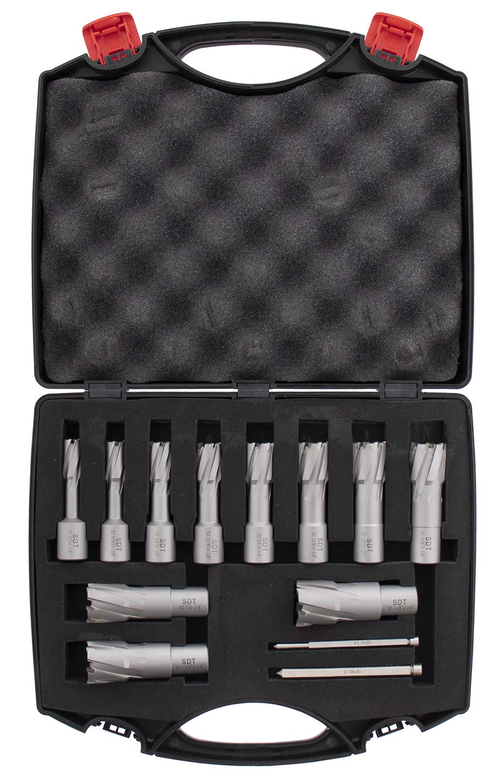 Steel Dragon Tools 13pc. Tungsten Carbide Tipped Annular Cutter Kit 1-3/8" Depth and 1/2 in. to 1-1/16 in.