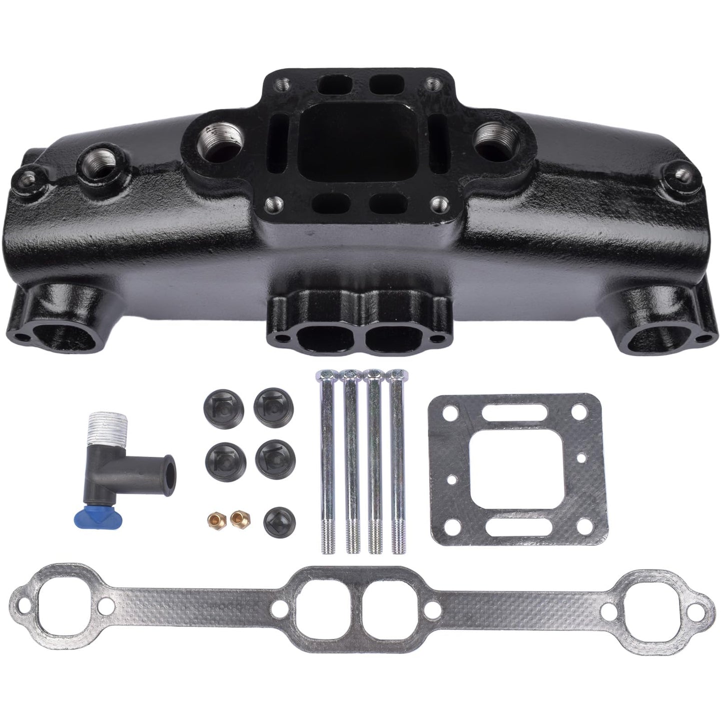 Exhaust Manifold 860246A10 Replacement for Mercruiser MCM/MIE GM V8 305 350 377 Engines 1983-2002 5.0L 5.7L, Port/Starboard Side #860246Q11,87114A19,9-40507 Mixizap