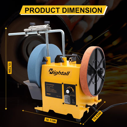 10-Inch Knife Sharpening System,Variable Speed Wet Bench Grinder for Knife, Chisel, Knife, Axe