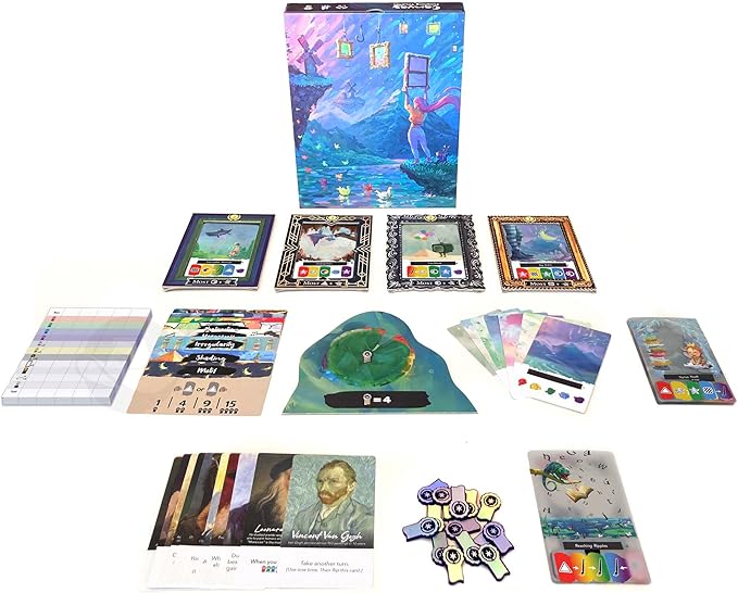 Canvas Finishing Touches (Deluxe) Expansion - R2i Games - 1 to 5 Players - 30 Minutes Play Time