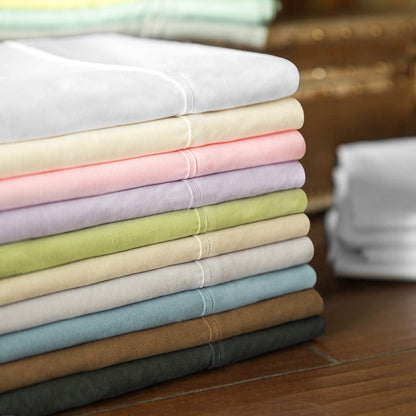 MALOUF Double Brushed Microfiber Super Soft Luxury Bed Sheet Set - Wrinkle Resistant - King Size - Pacific