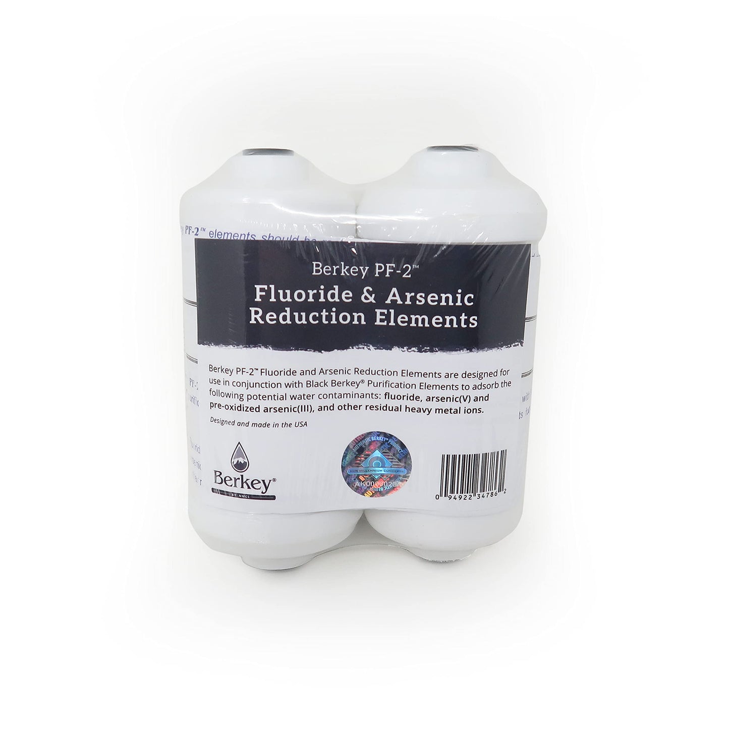 Royal Berkey Gravity-Fed Water Filter System 3.25 Gallon with 2 Black Berkey Elements, 2 PF-2 Fluoride and Arsenic Reduction Elements