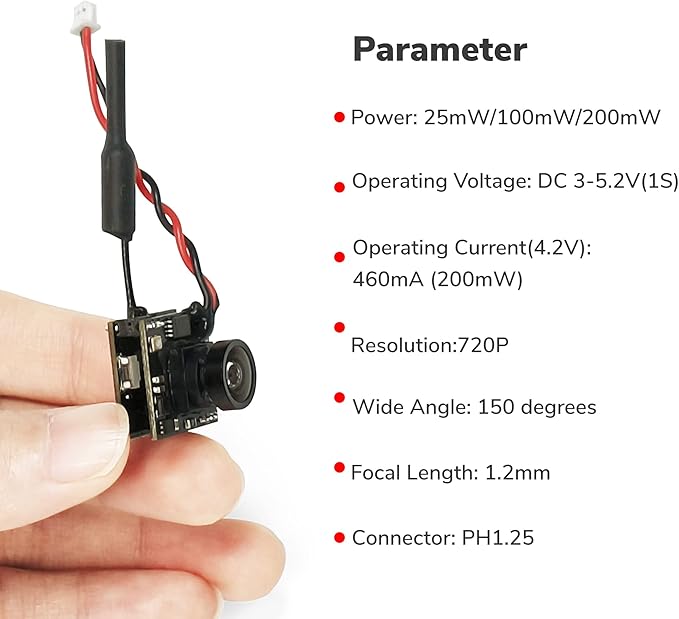 Radiolink 5.8G 48CH Wireless Image Transmission OSD Camera for RC8X FPV Display 800TVL 200mW FPV Camera for Radiolink F121 Mini Racing Drone Quadcopter